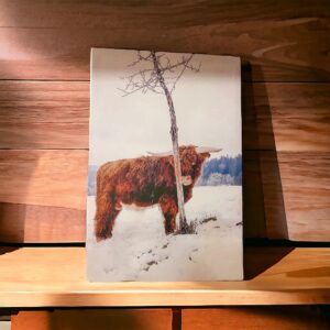 Fotoleinwand: Schneebüffel (60 x 90 cm)